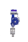 DN250 V Notch Ball Valve With Flange Connection And PTFE Seat