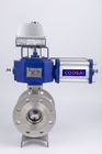 DN250 Segment Ball Valve For High Pressure Systems In Oil And Gas Industry