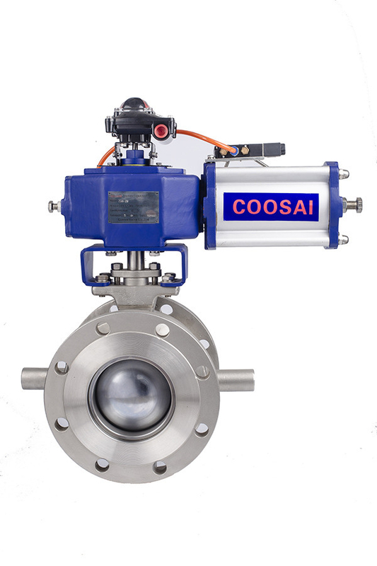 High Pressure Systems Segment Ball Valve With Flange Connection