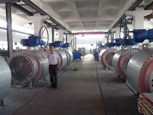 600LB NPS 2 Trunnion Ball Valve for Temperature Applications