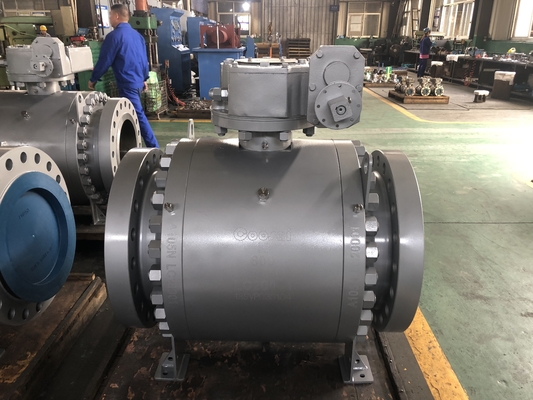 16 Inch Trunnion Mounted Ball Valve with Blowout Proof Design