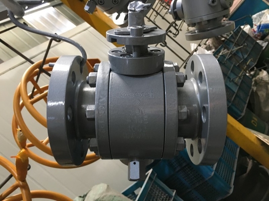 600LB Trunnion Ball Valve with Soft Seat and Bleed Function