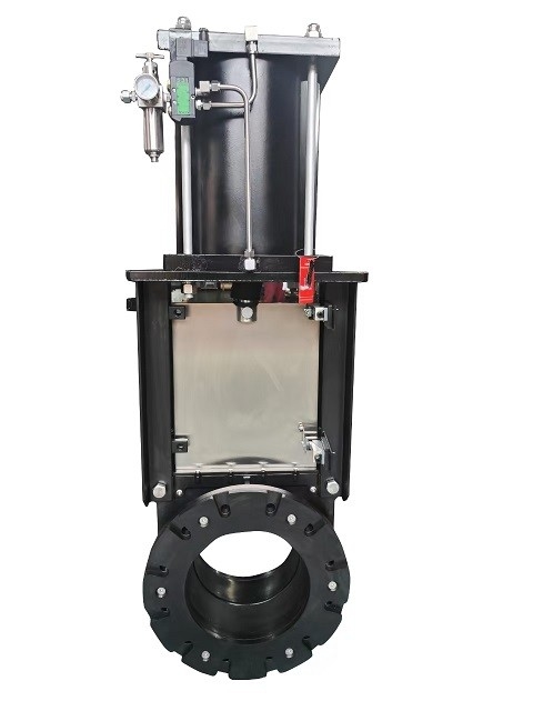 Slurry knife gate valve