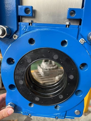 2-48 Inch Knife Gate Valve Manual Operation Elektrik Santrali için Alaşımlı Çelik Vücut